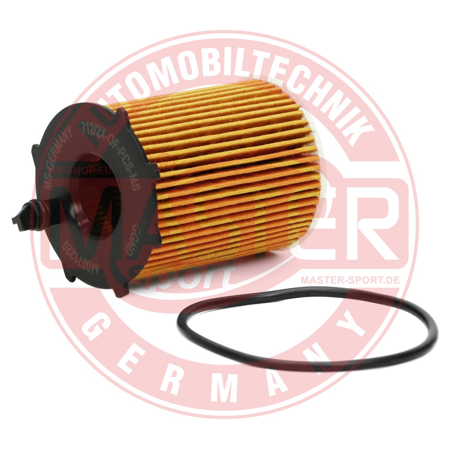 Filtru ulei FORD FIESTA VI (CB1, CCN) 1.5 TDCi  diesel 75 cai MASTERSPORT GERMANY 712/2X-OF-PCS-MS